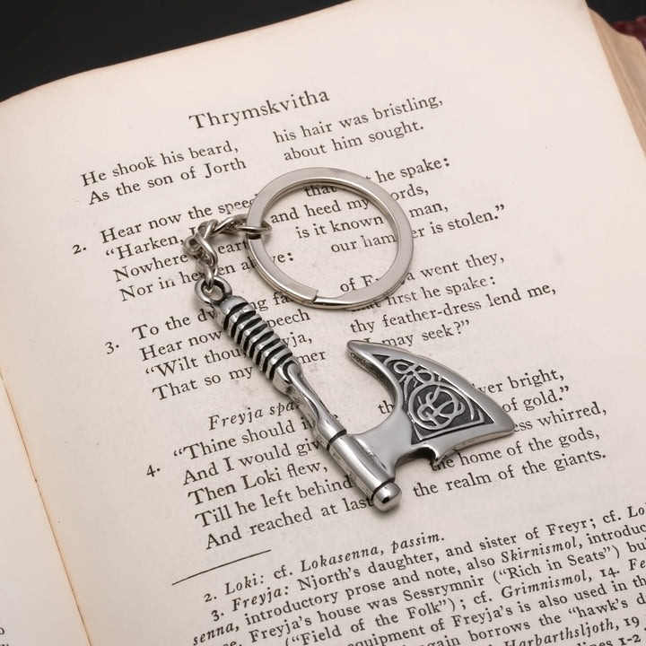 Viking Axe Keychain Norse American