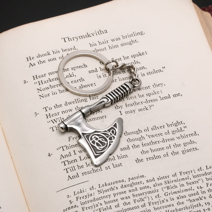 Viking Axe Keychain Norse American