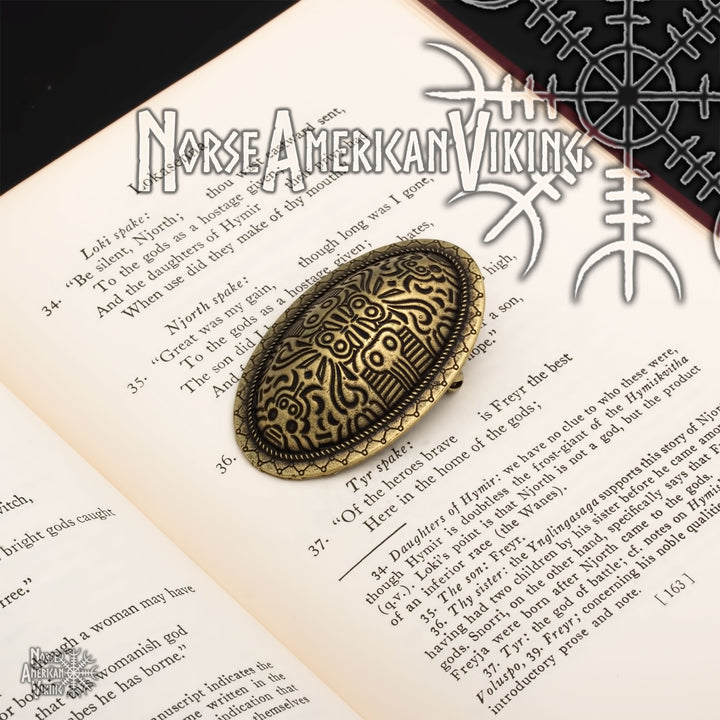 Celtic Norse Knot Brooch Zinc Alloy