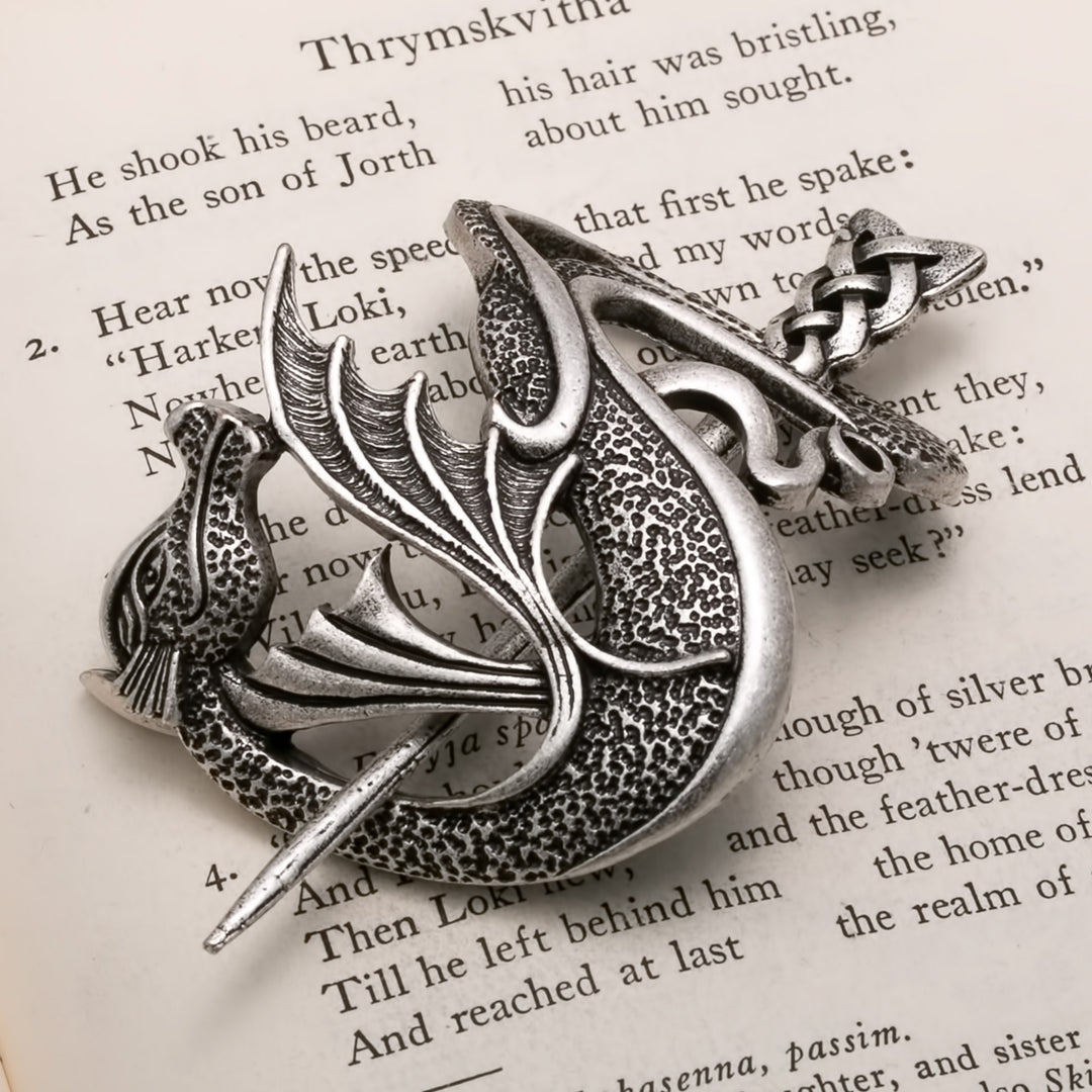 Viking Norse Celtic Hair Pin Dragon