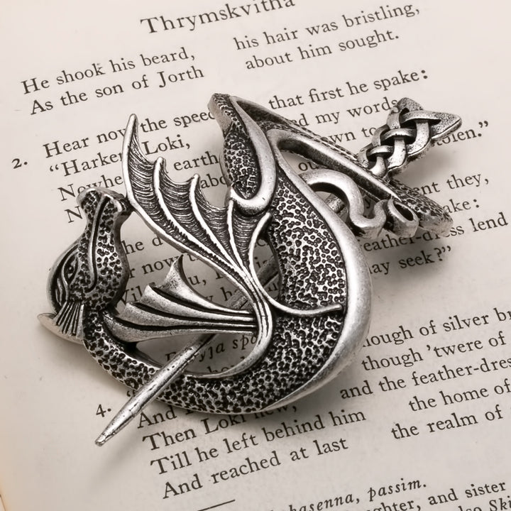 Viking Norse Celtic Hair Pin Dragon