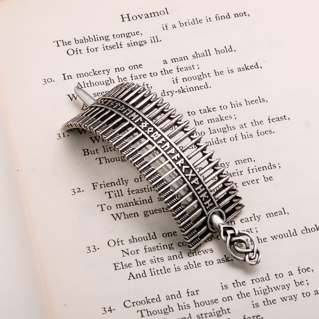Elder Futhark Rune Viking Hair Pin Zinc Alloy