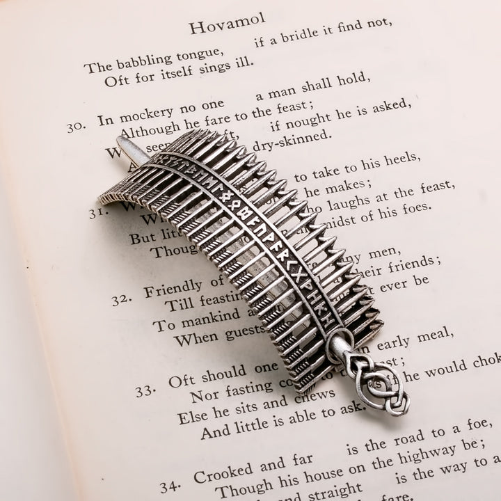Elder Futhark Rune Viking Hair Pin Zinc Alloy