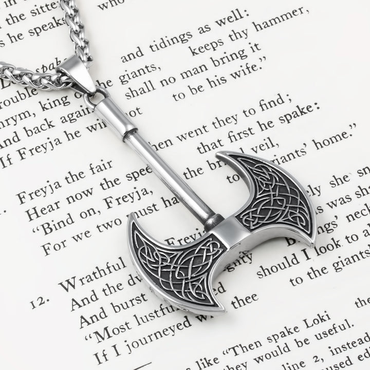 Axe Viking Pendant Necklace 316L Stainless Steel