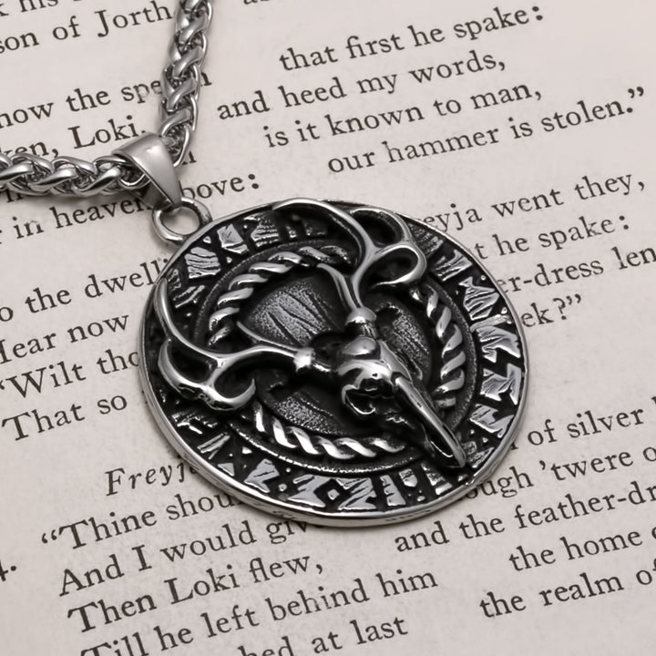 Yggdrasil Viking Pendant Necklace 316L Stainless Steel