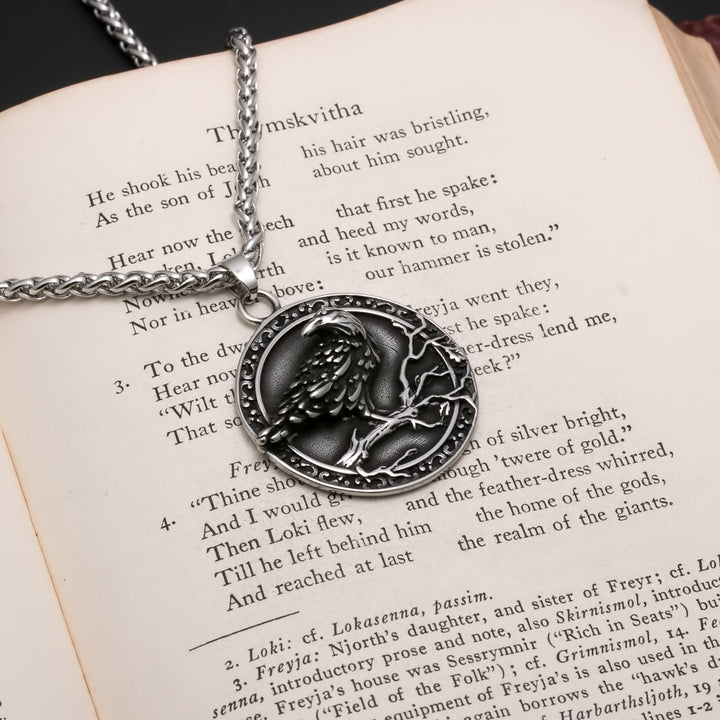 Helm of Awe Viking Pendant Necklace 316L Stainless Steel