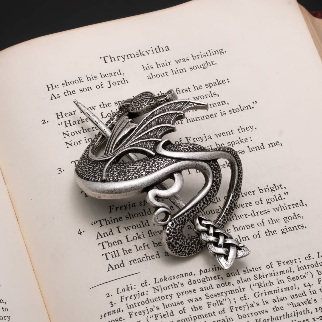 Viking Norse Celtic Hair Pin Dragon