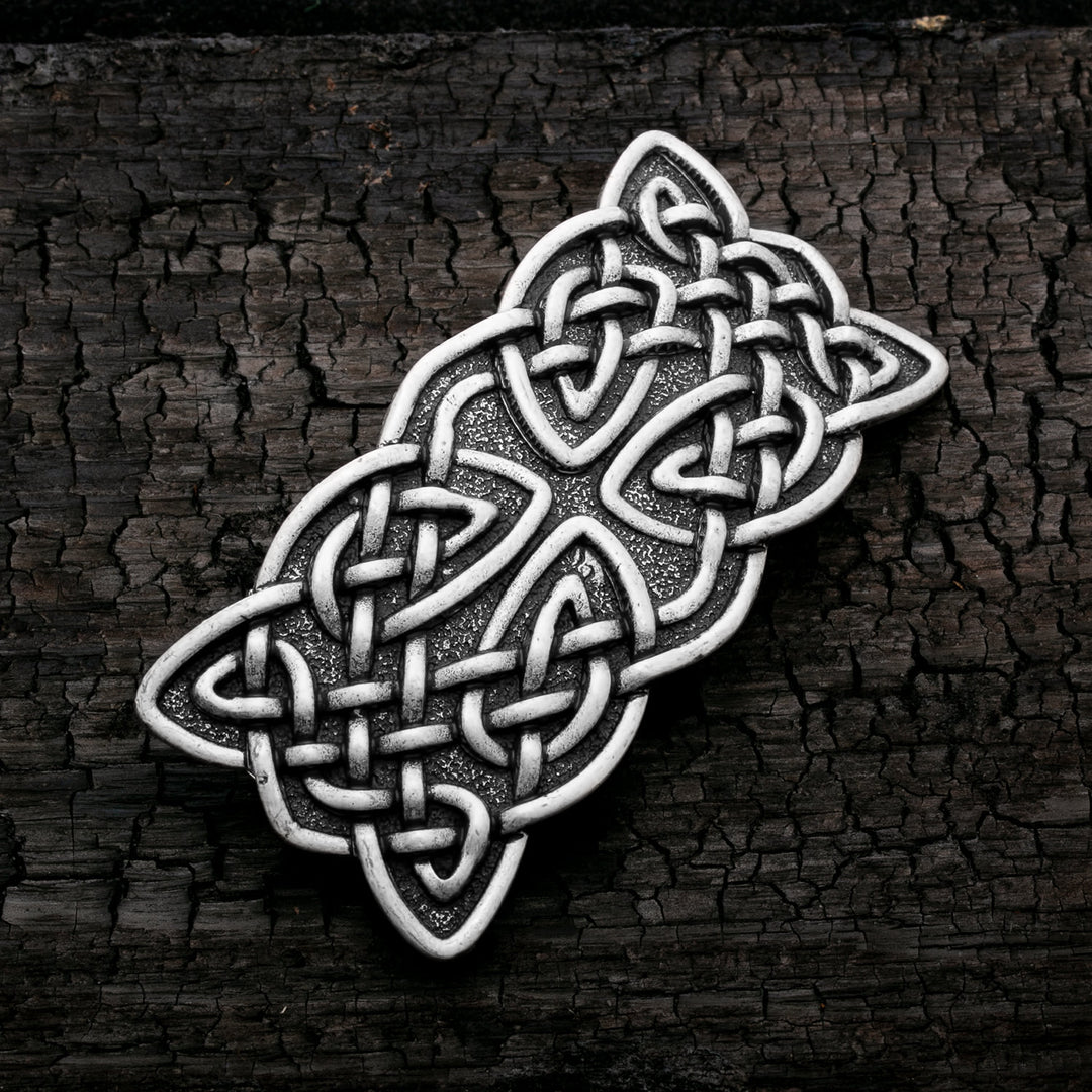 Celtic Knot Plait Style A Hair Barrette Zinc Alloy - view 2