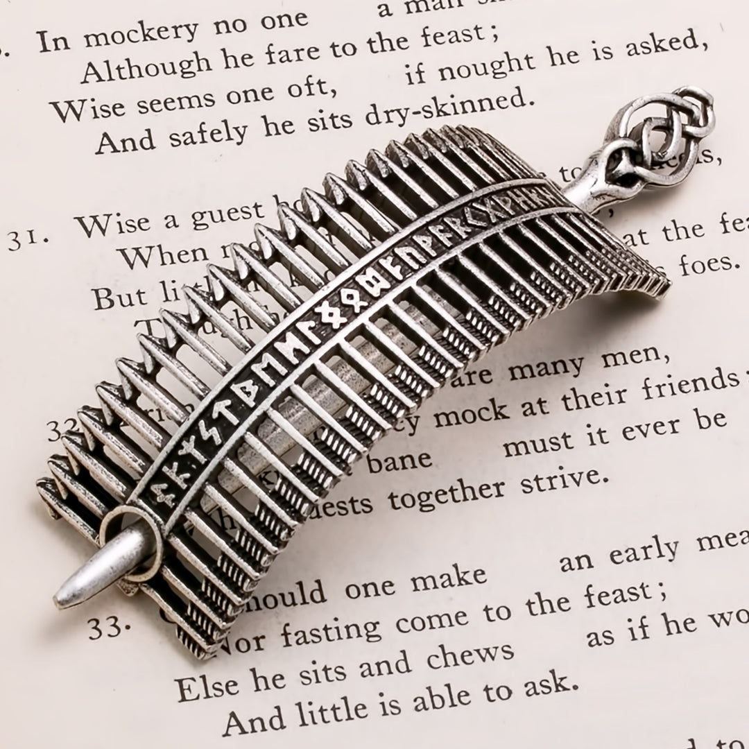 Elder Futhark Rune Viking Hair Pin Zinc Alloy