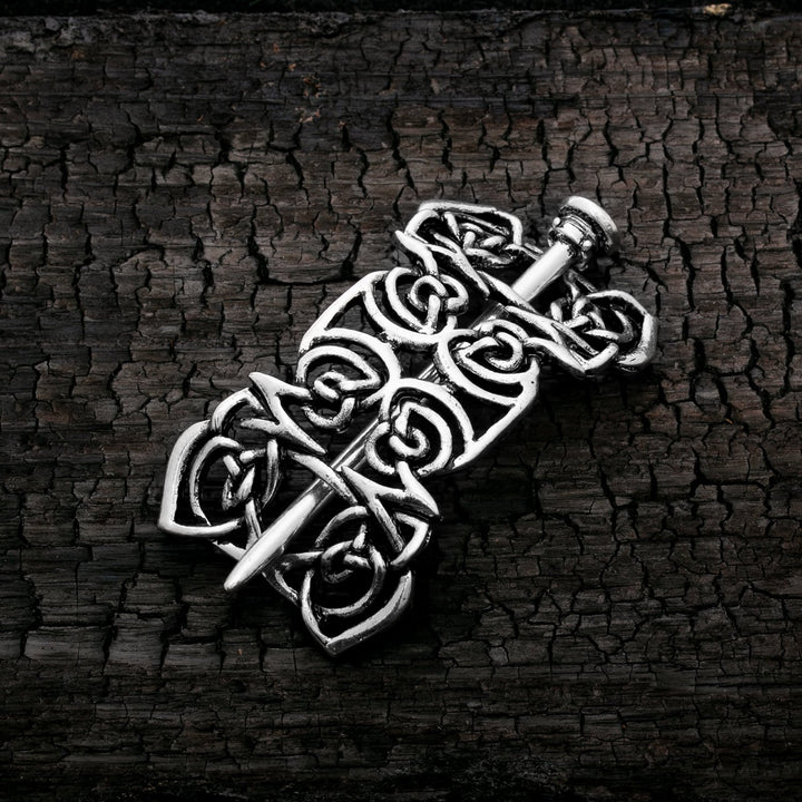 Celtic Rose Hair Pin Zinc Alloy - view 2