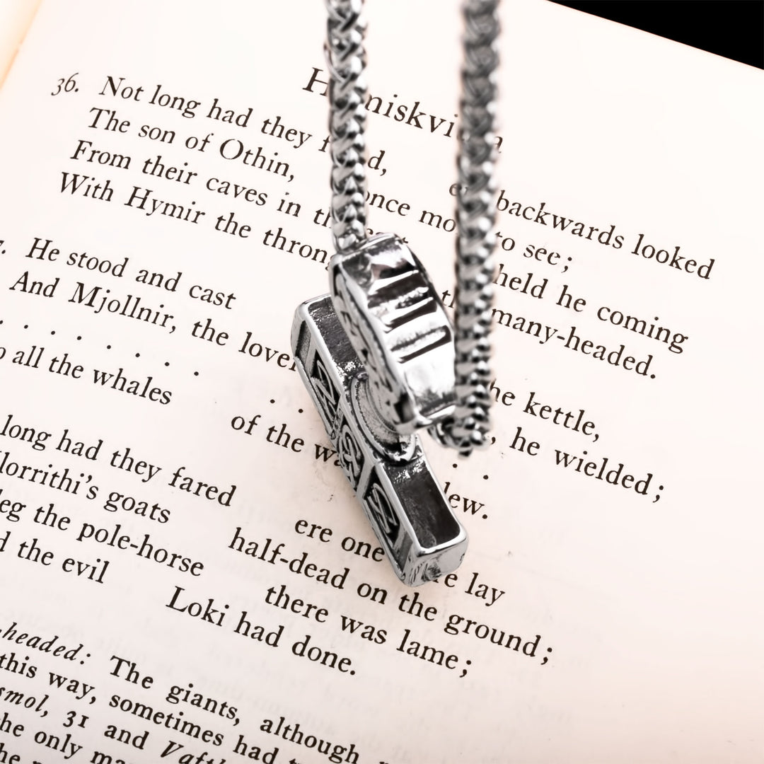 Mjolnir Viking Pendant Necklace 316L Stainless Steel