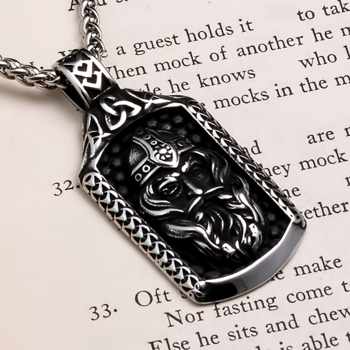 Celtic Trinity Knot Viking Pendant Necklace 316L Stainless Steel