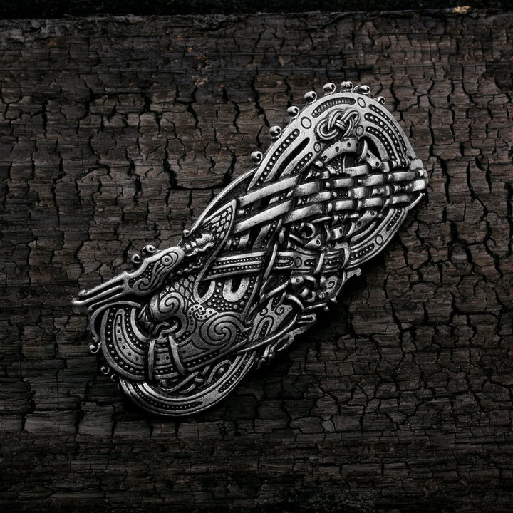 Celtic Dragon Knot Style C Hair Barrette Zinc Alloy - view 2
