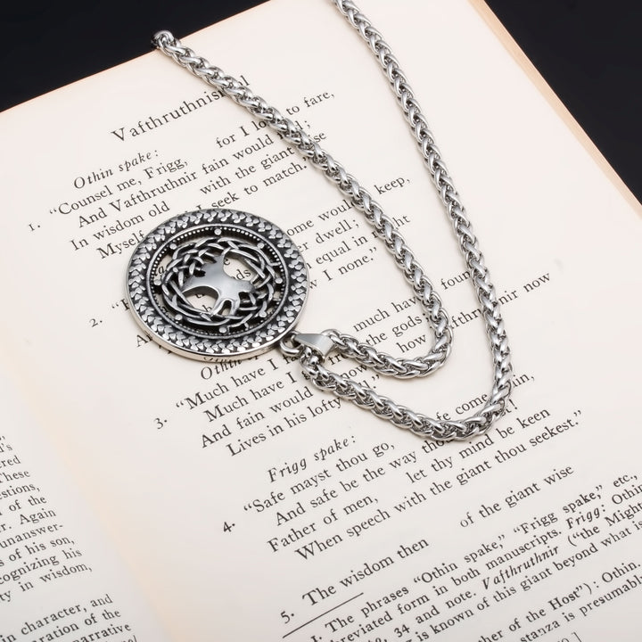 Yggdrasil Viking Pendant Necklace 316L Stainless Steel