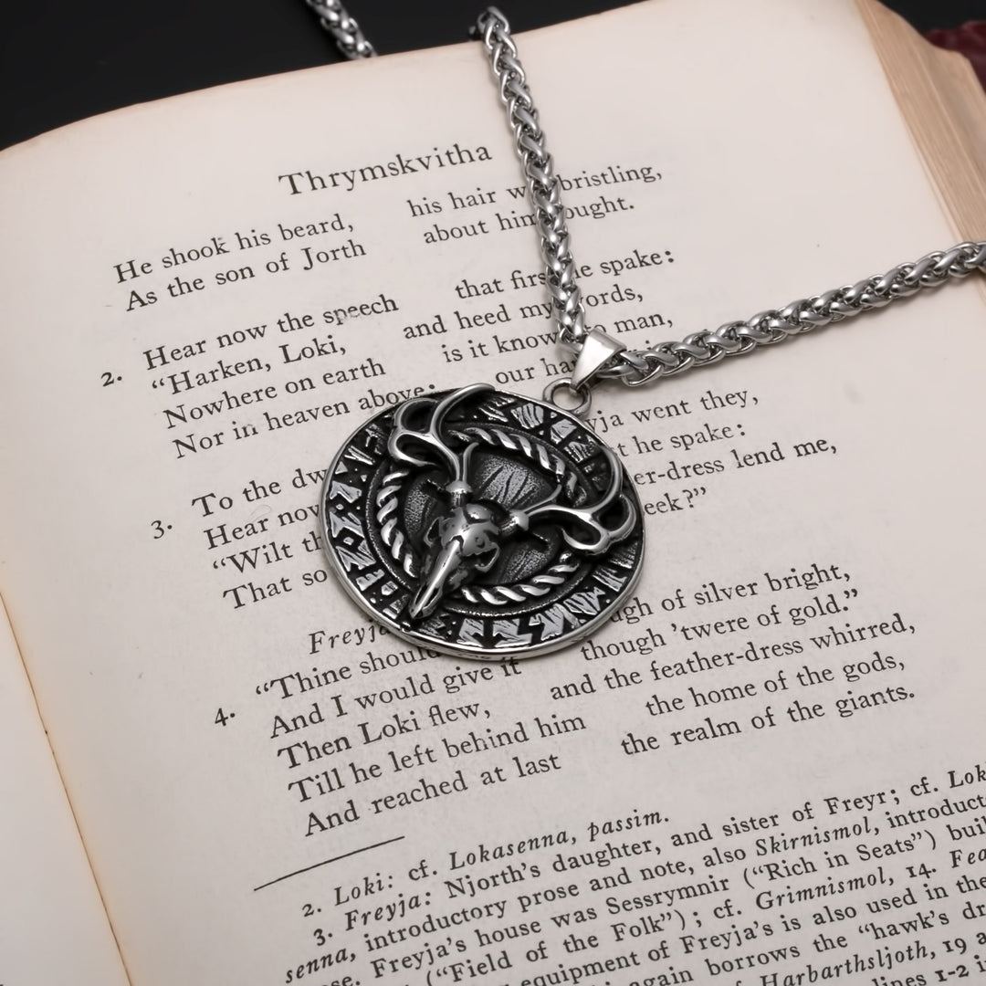Yggdrasil Viking Pendant Necklace 316L Stainless Steel
