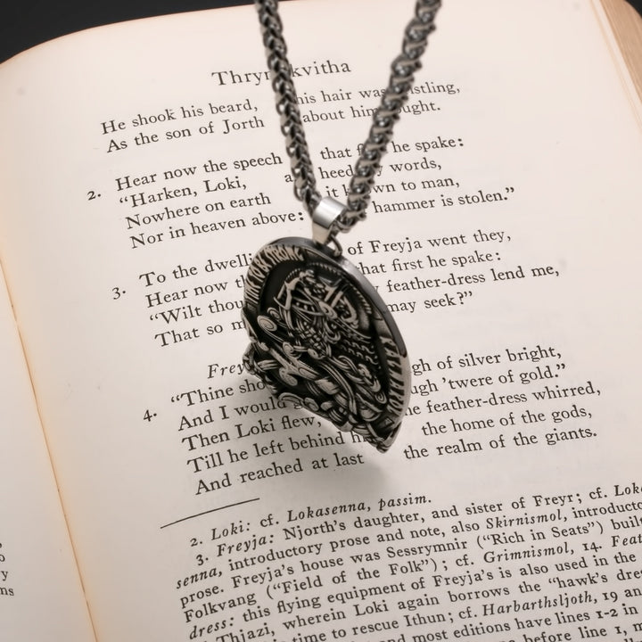 Odin Viking Pendant Necklace 316L Stainless Steel