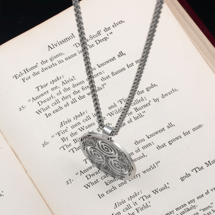 Triskele Trinity Pendant Necklace Stainless Steel Viking