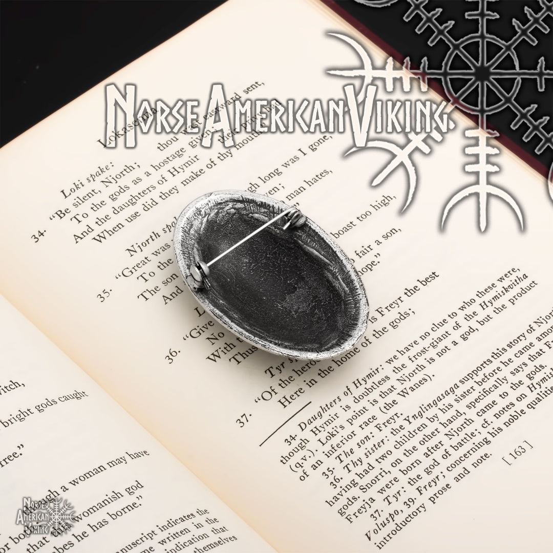 Celtic Norse Knot Brooch Zinc Alloy