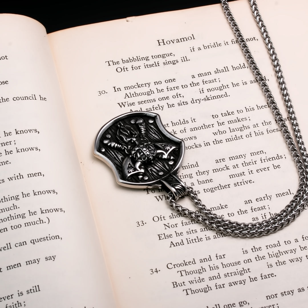 Axe Viking Pendant Necklace 316L Stainless Steel