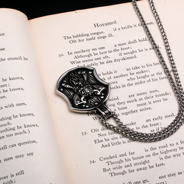 Axe Viking Pendant Necklace 316L Stainless Steel