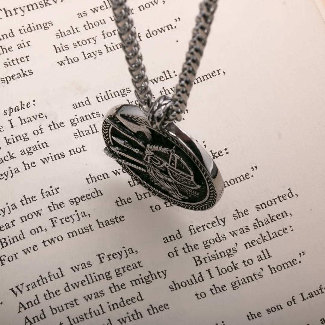 Yggdrasil Viking Pendant Necklace 316L Stainless Steel