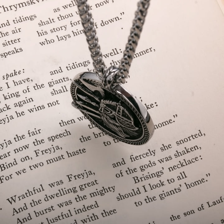 Yggdrasil Viking Pendant Necklace 316L Stainless Steel
