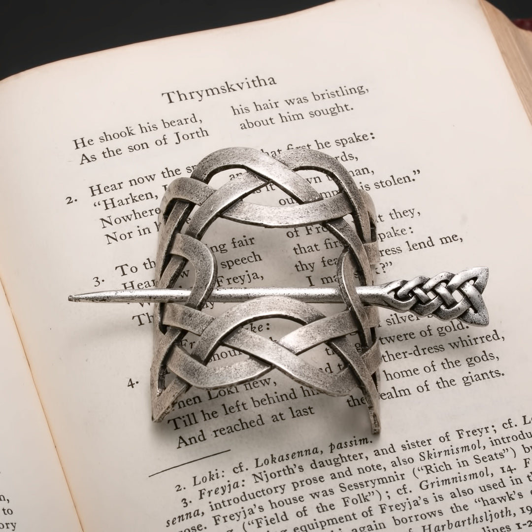 Viking Norse Celtic Hair Pin Open Knot