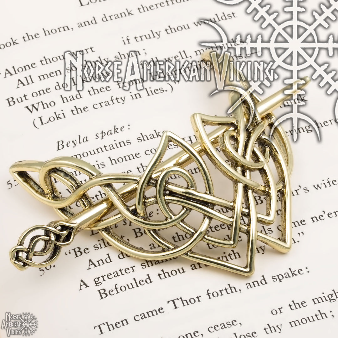 Viking Norse Knot Elven Elf Hair Pin – Norse American Viking