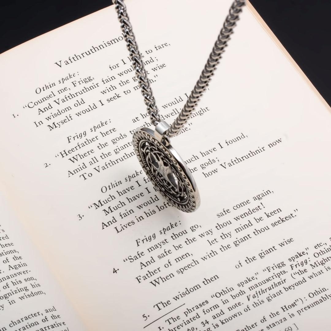 Yggdrasil Viking Pendant Necklace 316L Stainless Steel