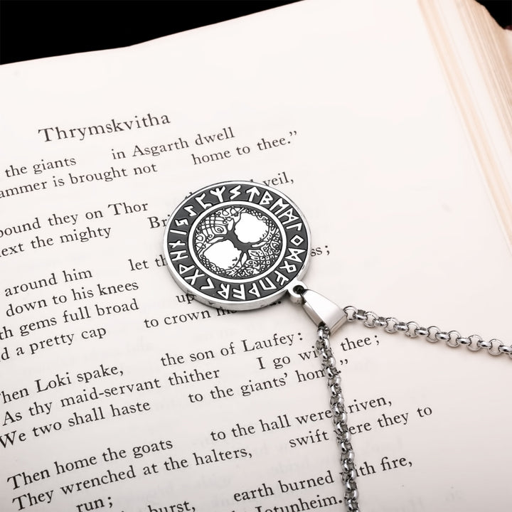 Yggdrasil Viking Pendant Necklace 316L Stainless Steel