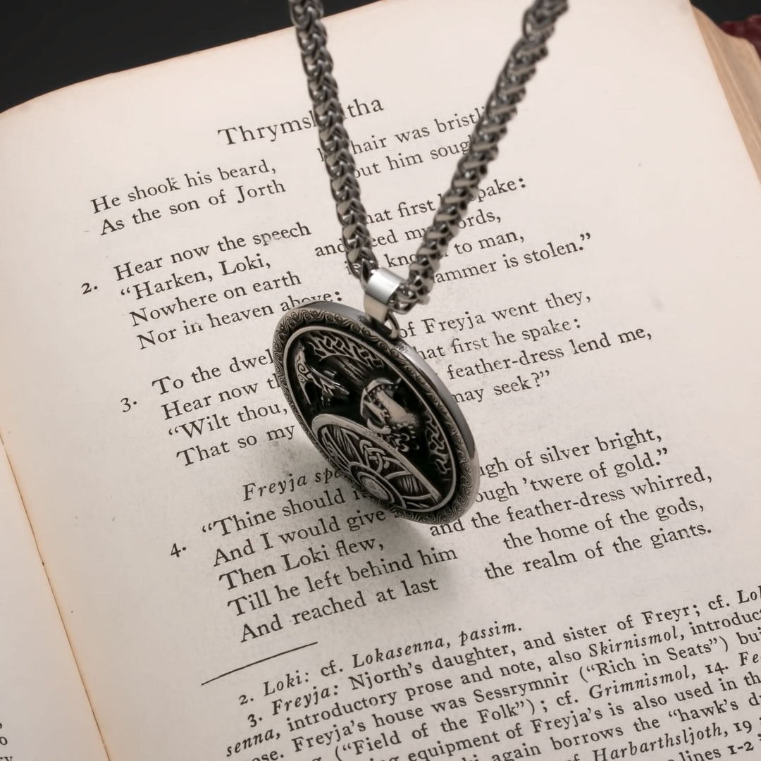 Axe Viking Pendant Necklace 316L Stainless Steel