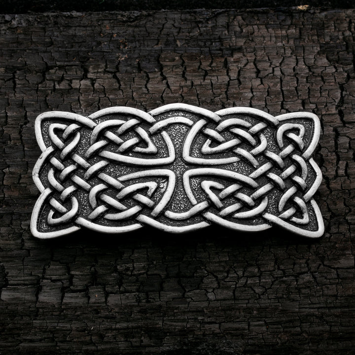 Celtic Knot Plait Style A Hair Barrette Zinc Alloy