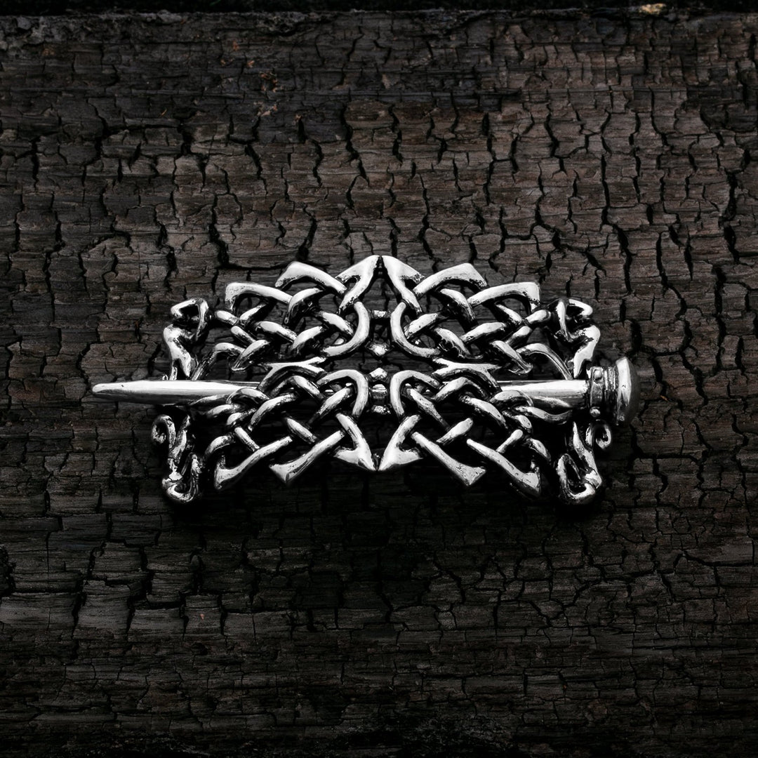 Celtic Thistle Thorns Hair Pin Zinc Alloy