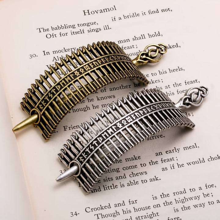 Elder Futhark Rune Viking Hair Pin Zinc Alloy