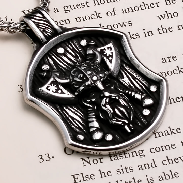 Axe Viking Pendant Necklace 316L Stainless Steel