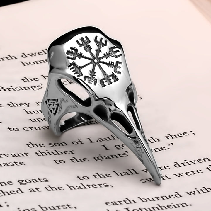 Viking Vegvisir Ring 316L Stainless Steel Size 7