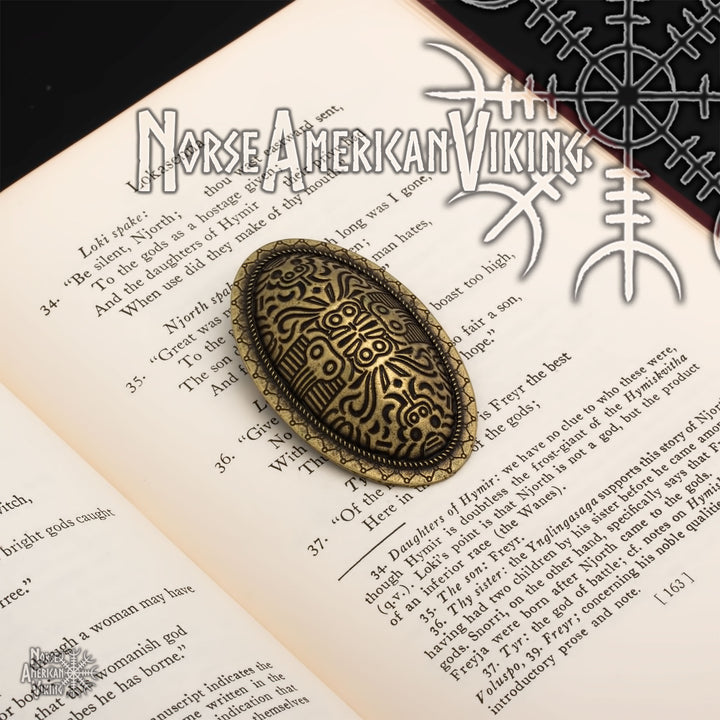 Celtic Norse Knot Brooch Zinc Alloy