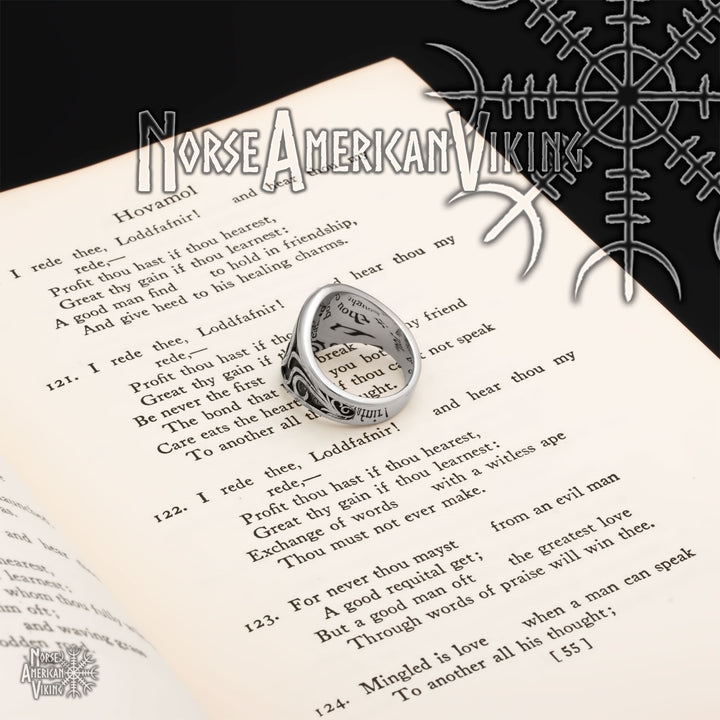 Viking Yggdrasil Ring 316L Stainless Steel Size 7