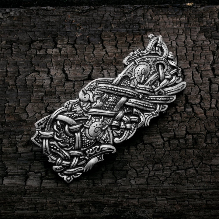 Celtic Dragon Knot Style D Hair Barrette Zinc Alloy - view 2