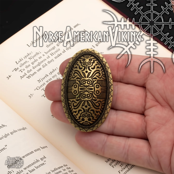 Celtic Norse Knot Brooch Zinc Alloy