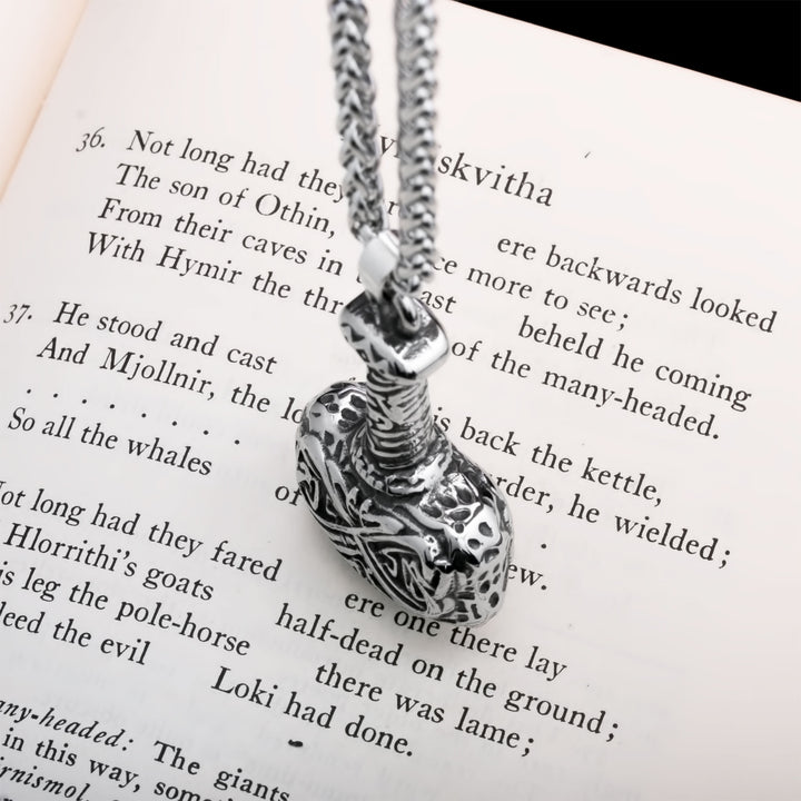 Mjolnir Viking Pendant Necklace 316L Stainless Steel