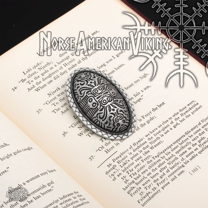 Celtic Norse Knot Brooch Zinc Alloy