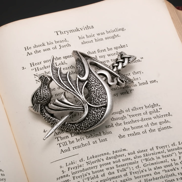 Viking Norse Celtic Hair Pin Dragon