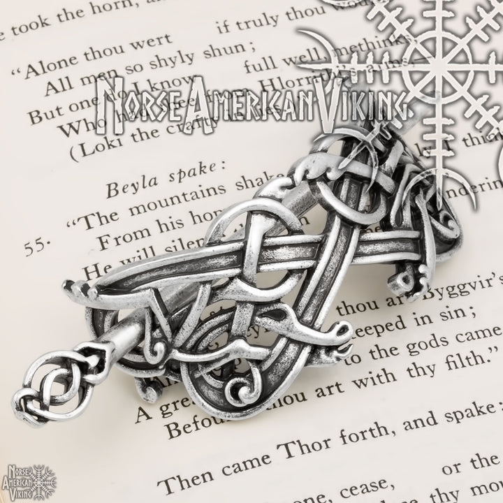 Viking Norse Celtic Hair Pin Dragon