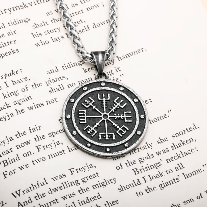 Vegvisir Viking Pendant Necklace 316L Stainless Steel
