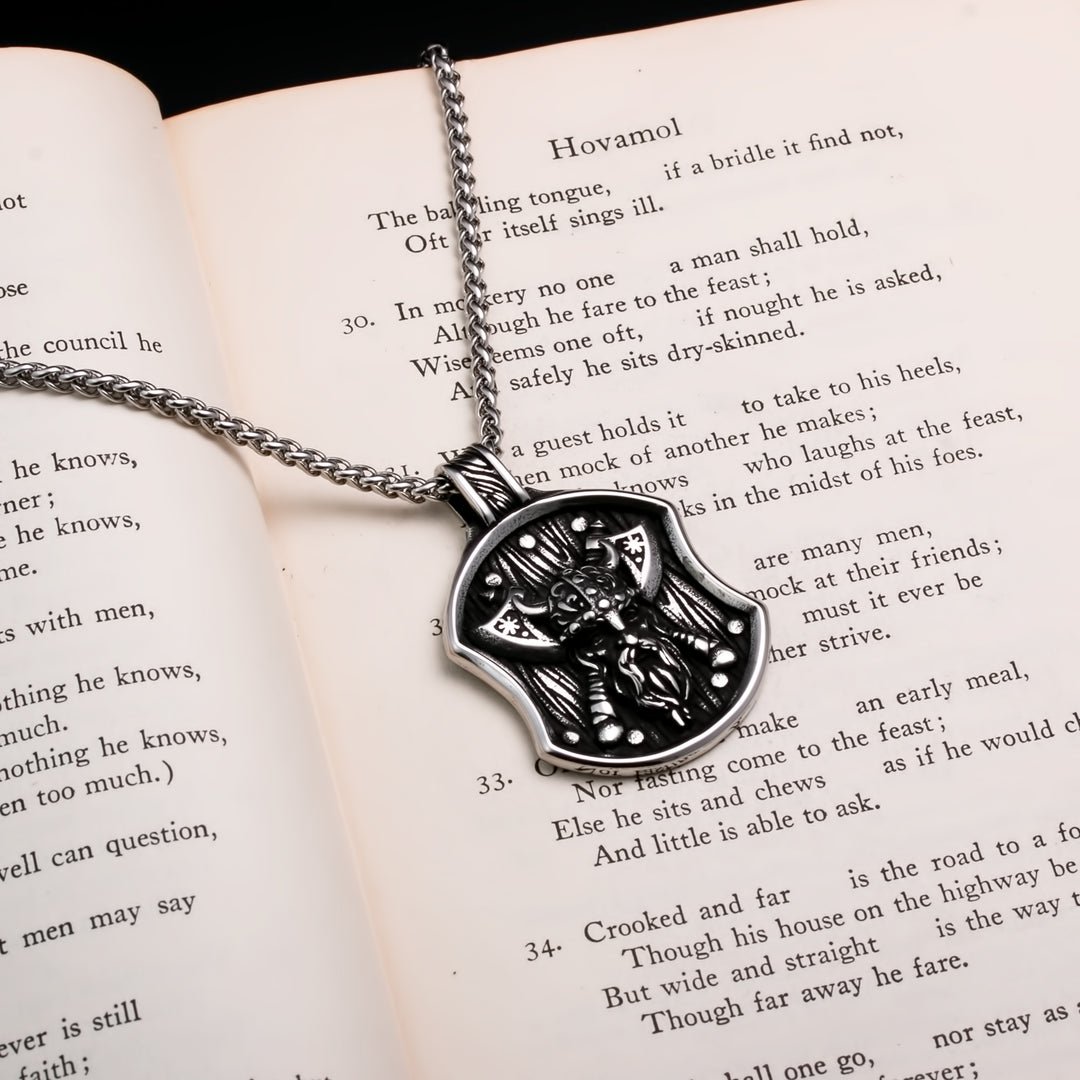 Axe Viking Pendant Necklace 316L Stainless Steel