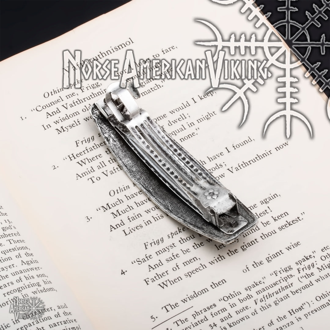 Viking Norse World Tree Yggdrasil Hair Barrette