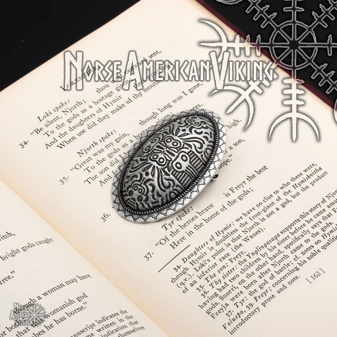 Celtic Norse Knot Brooch Zinc Alloy