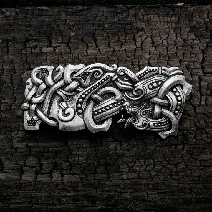 Celtic Dragon Knot Style B Hair Barrette Zinc Alloy