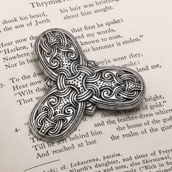 Viking Broa Style Tri-Point Brooch